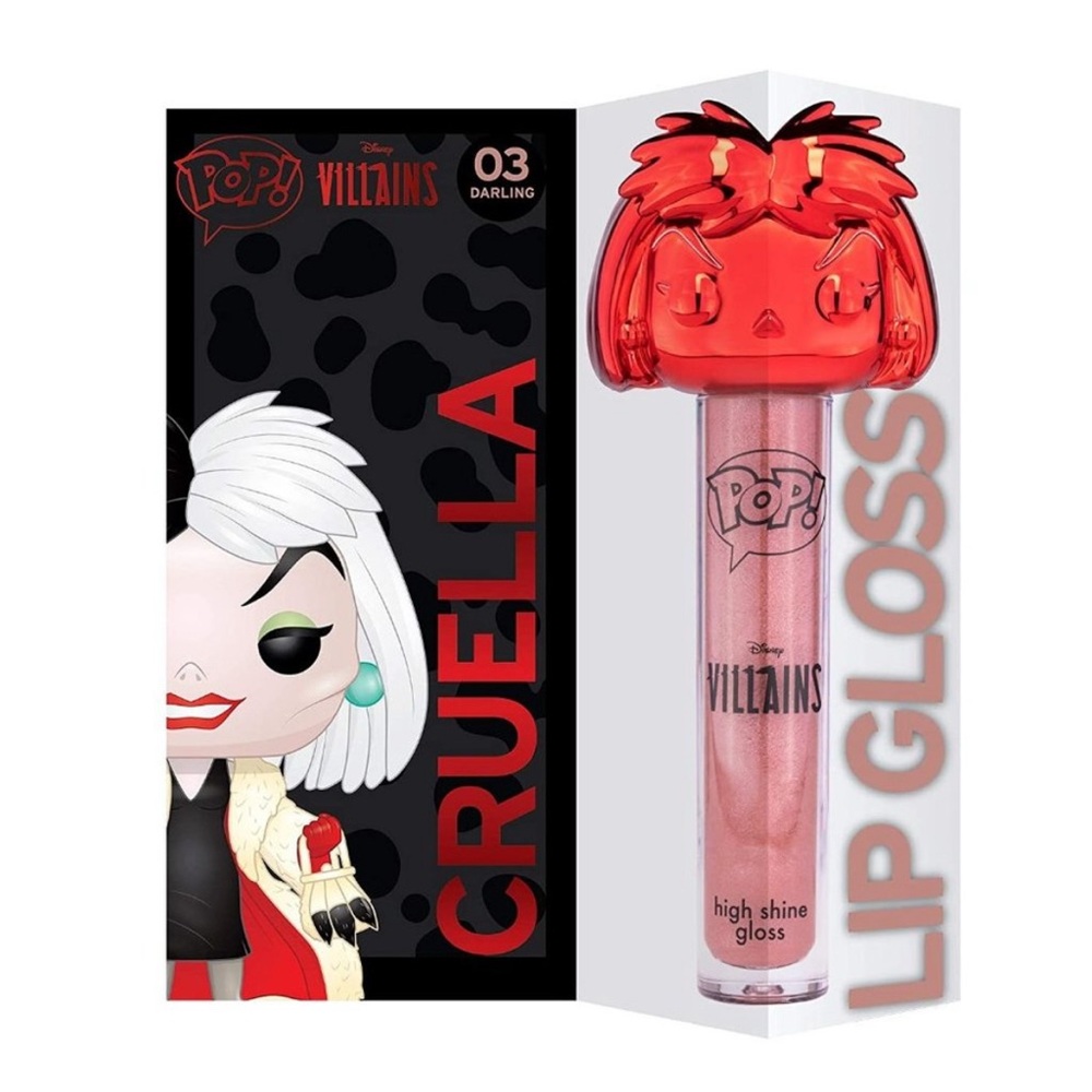 2/$20 Funko Disney Villains Cruella Lip Gloss NEW